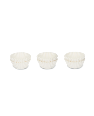 Set 150 hartii pentru praline, 2.5 cm, albe - PATISSE